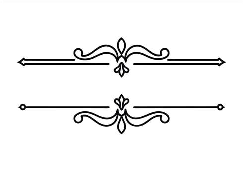 Elegant art deco style decorative border design featuring intricate lines for luxurious text and page framing applications vector