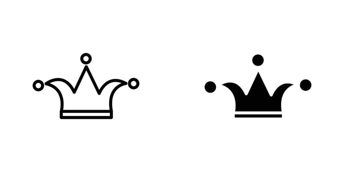 Jester hat icon in doodles flat and line stroke pack vector