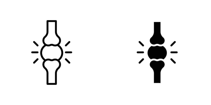 Herniated disc icon in doodles flat and line stroke pack vector