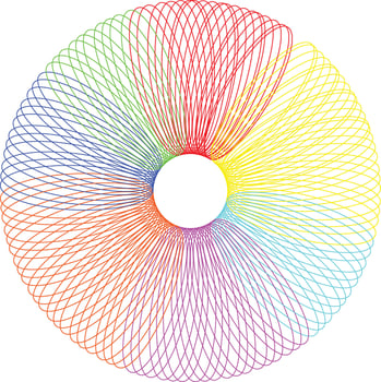A stunning bouquet bursting with a vibrant mix of multiple color flowers vector