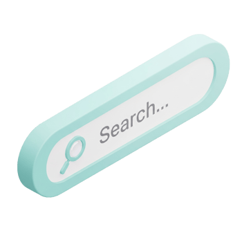 3D icon serching png