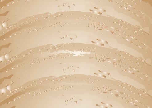Abstract Swirls and Water Droplets Texture, abstract background illustration. vector