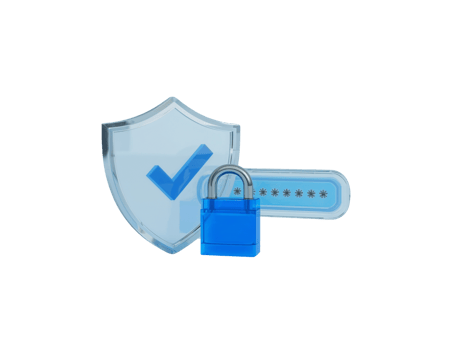 3D Secure Data Protection, Transparent Shield Symbolizing Cybersecurity, Data Integrity and User png