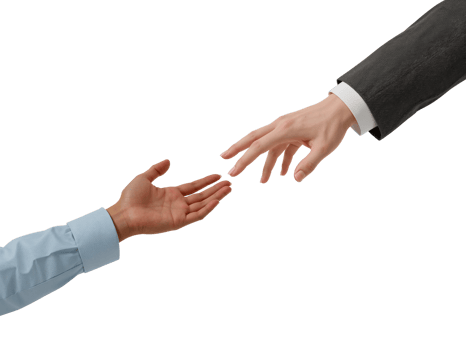Hands reaching out symbolize connection cooperation and offering assistance in a challenging png