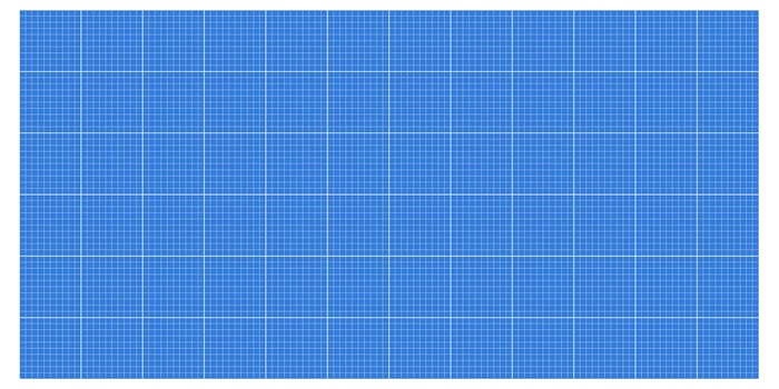 Blueprint graph paper with thick white frame and technical grid vector