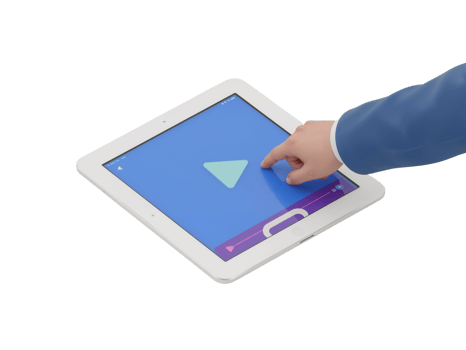 Interactive Tablet Experience Hand Gesture Controlling Digital Entertainment System png