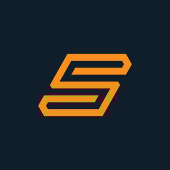 SCG Letter Initial Logo Design Template Illustration vector