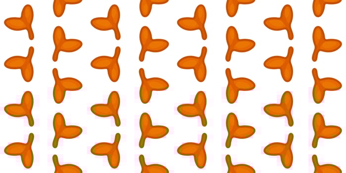 Seamless Maple Seed Pattern Design vector