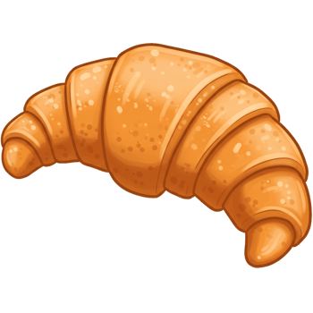 Golden pastry food icon isolated on solid background food design png