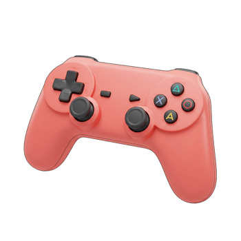 game controller for entertainment and digital play on transparent background png