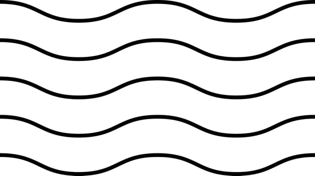 wavy zigzag pattern line. Horizontal geometric decoration element. creates a dynamic. sea ocean symbols. transverse horizontal lines vector