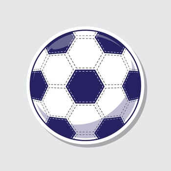 Soccer ball graphic design vector