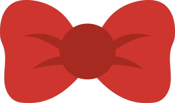Red bow ribbon png
