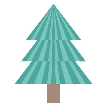 Green Christmas tree png