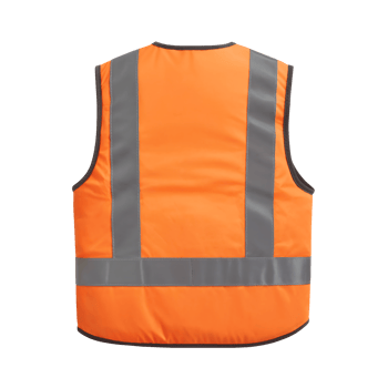 Reflective Orange Safety Vest for Dogs png