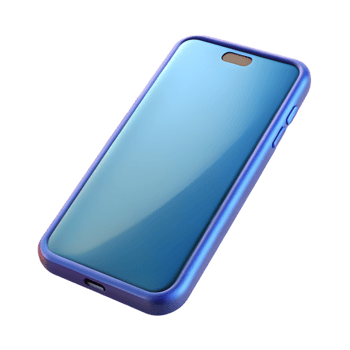 blue smartphone transparent background png