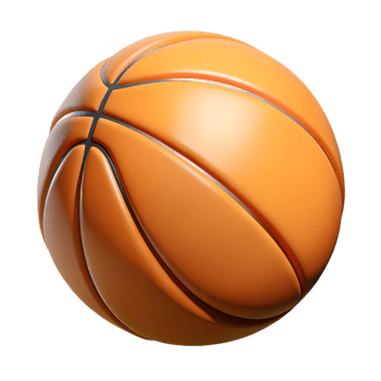 Basketball CloseUp View of an Orange Basketball png