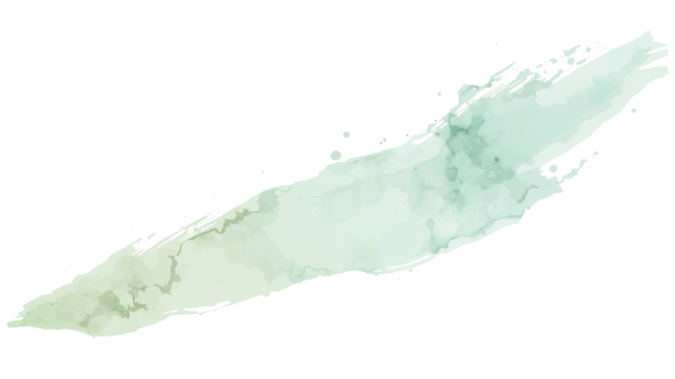 Elegant pale green brushstroke isolated with transparent aura creating a modern feel png