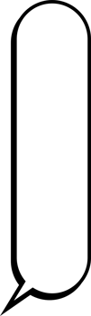 The White Balloon Text for cartoon conversation concept. png