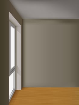 Interior design room minimal for decoration vector