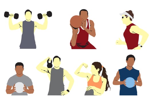 sports collection half vector