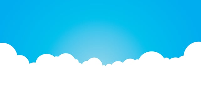 Background illustration of white clouds on blue sky vector