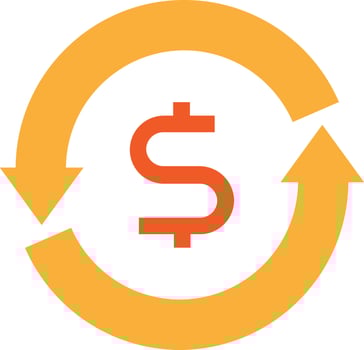 Investment Money Taxes vector