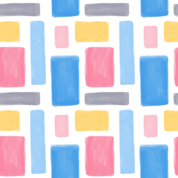 Colorful Pastel Geometric Abstract Pattern with Hand Painted Rectangles png
