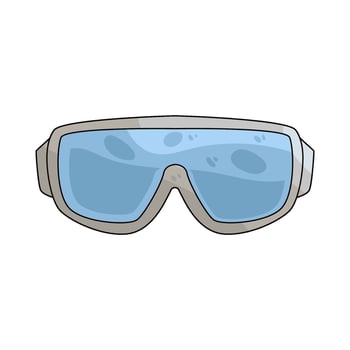 illustration of Eye Protection vector