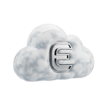 E-Cloud Digital Technology and Online Services Concept png
