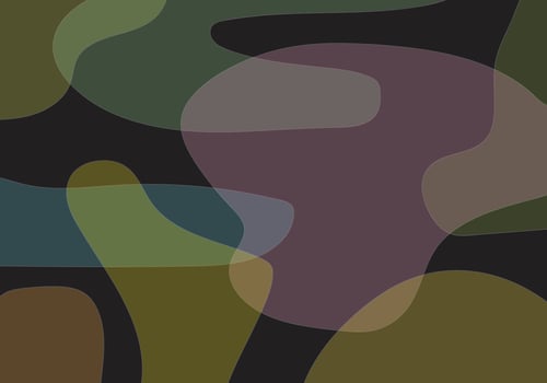 A background with a lot of different shapes vector