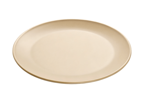 Beige oval plate ceramic dishware png