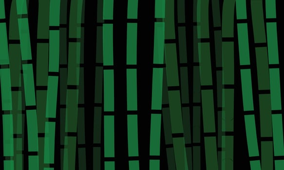 A green bamboo forest background with black stripes vector