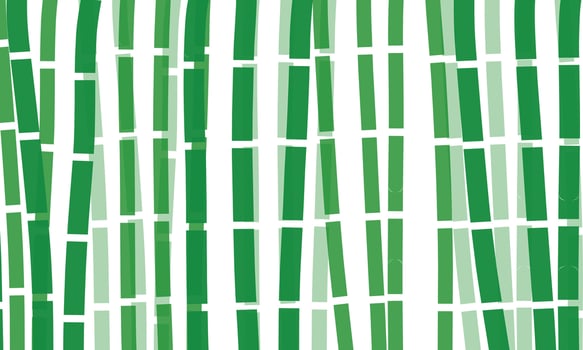 A green and white pattern of bamboo sticks vector