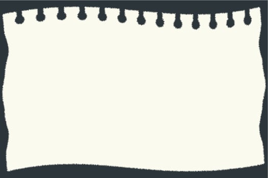 Torn Spiral Notebook Paper Illustration vector