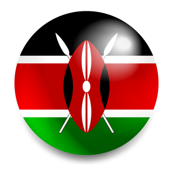 Kenya Flag Round Icon - Kenyan Flag Circle png