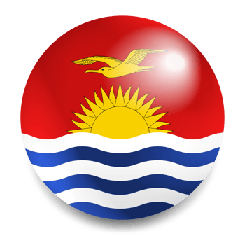 Kiribati Flag Round Icon - Kiribati Flag Circle png