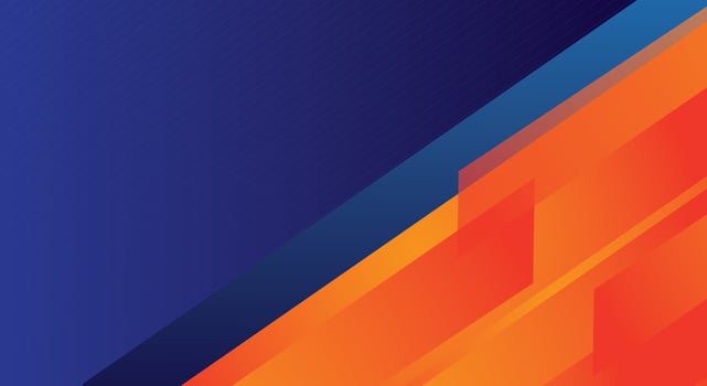 Modern abstract background of blue orange geometric shapes vector