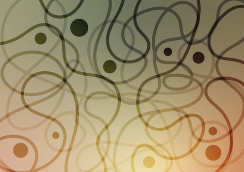 Brown curve wave line graphic presentation vector