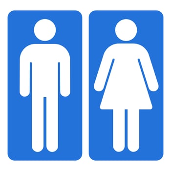Man and woman icons vector