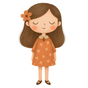 Cute Girl Zodiac Animal Cartoon Illustration png