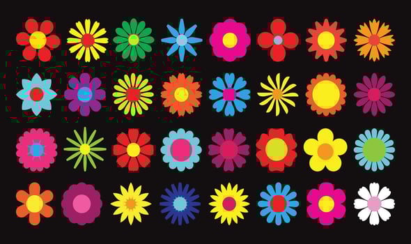 Colorful Floral Pattern vector