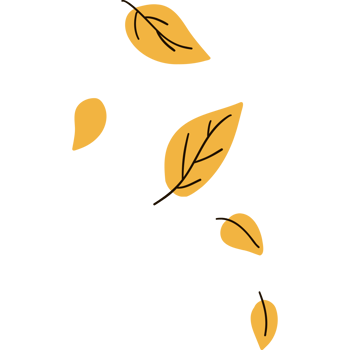 Yellow Falling Autumn Leaves png