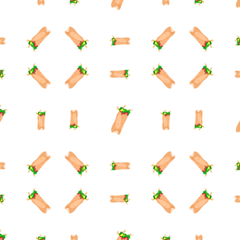 Sandwich pattern with transparent background png