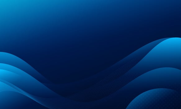 Abstract background with flowing moonlit waves. vector