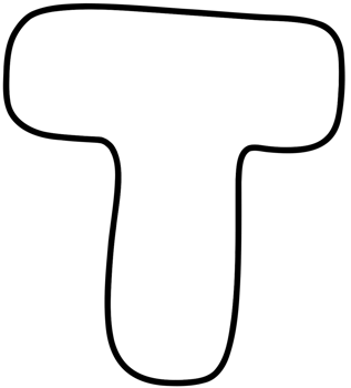 Paper Cut Alphabet. Capital letters. Bold White Graphic Alphabet, T. png