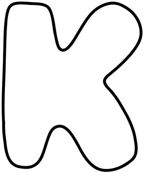 Paper Cut Alphabet. Capital letters. Bold White Graphic Alphabet, K. png