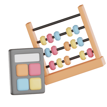 abacus and calculator illustration png