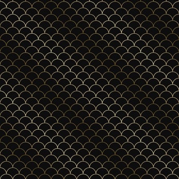 golden seamless ornamental luxury geometric pattern - outline art deco rich design. Repeatable elegant royal background. Symmetry endles print vector