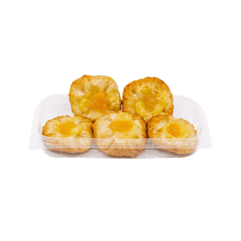 Delicious apricot danish pastries isolated on transparent background for breakfast png